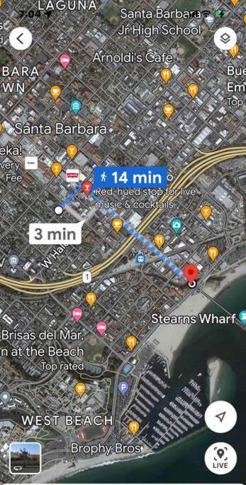 Upscale Downtown Home Walk To Beach Shops Bars 2 Santa Barbara Exterior photo